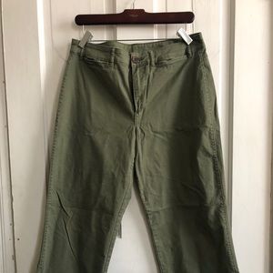 Old Navy Wide Leg Cropped Pants